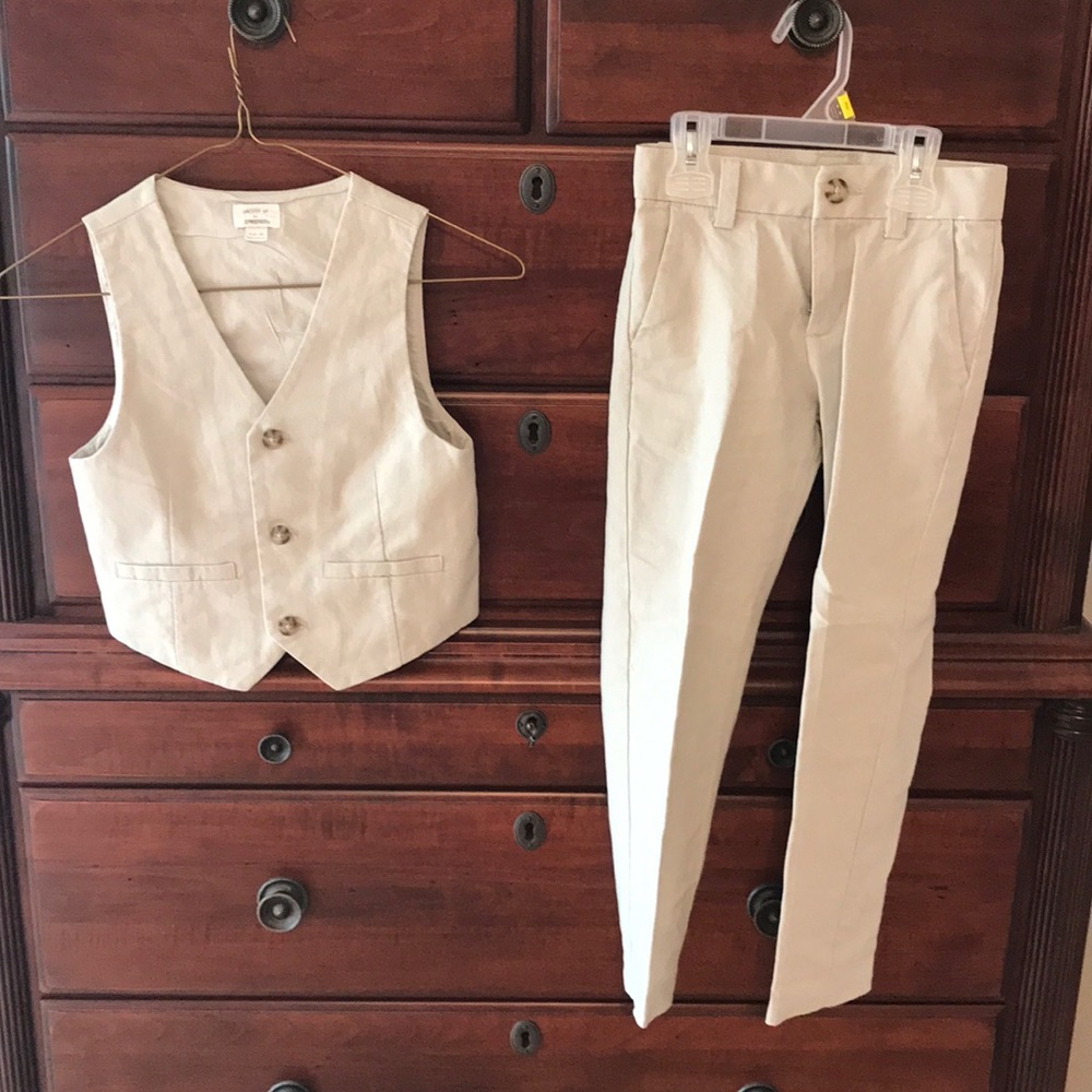 Linen vest and pants